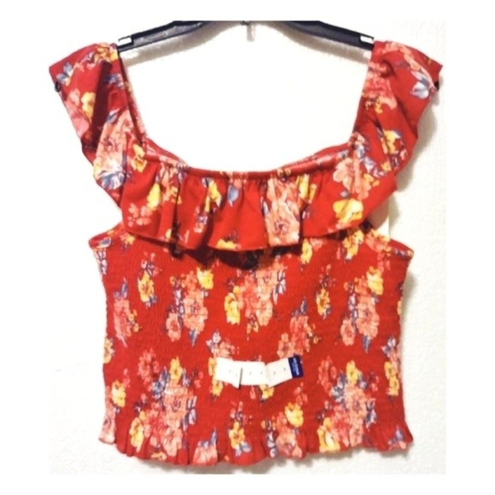Arizona Floral Ruffle Smocked Top - Picture 3 of 6